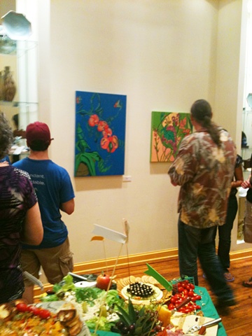 B Square Gallery, Maggie Wolszczan, 2011, Oil paintings, florals, art margaux