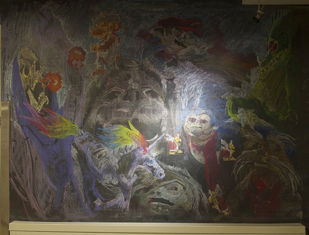 Mythological Creatures Mural