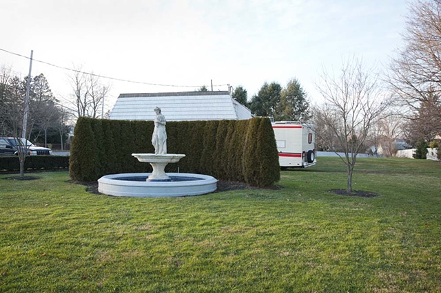 Freehold, NJ, New Jersey, statue, small town, landscape