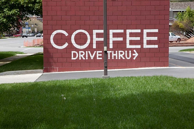 Salt Lake City, Coffee, Drive In, sign