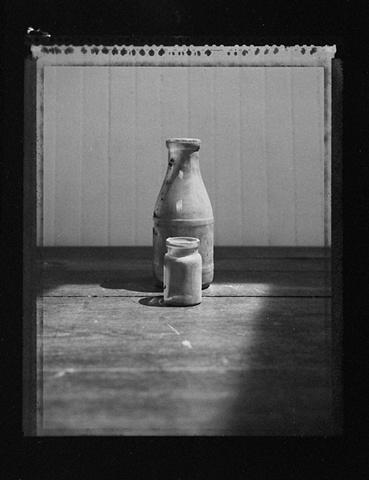 Milk Bottle and Jar