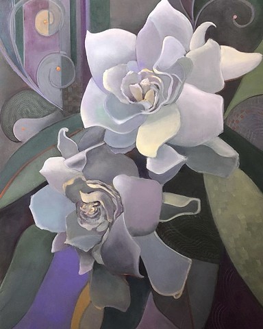 Violet Magnolias