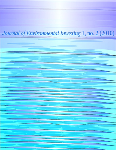 The Journal for Environmental Investing (JEI) - Cover Design