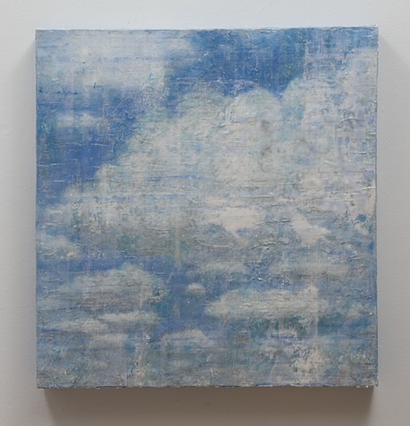 Soap Clouds Painting