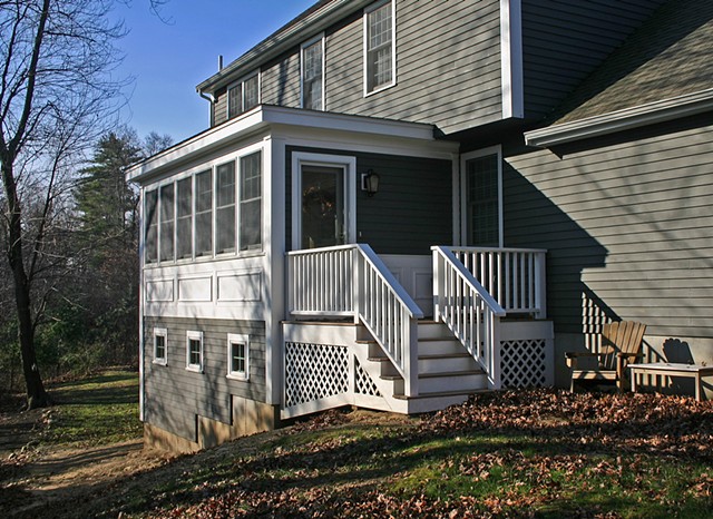 Boyle Residence - Three Season Porch and Storage Area