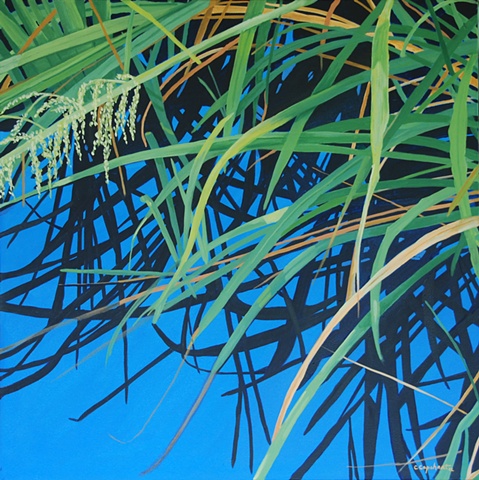 Lake Alice Grasses VI painting by Cindy Capehart