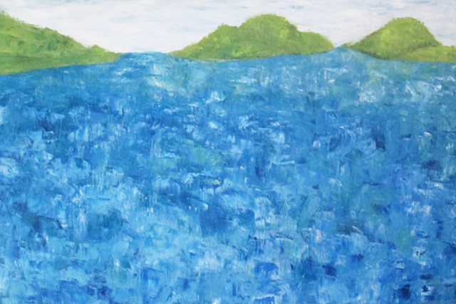 Mindscape Series Two, Painting Three
Lake Pepin  
 