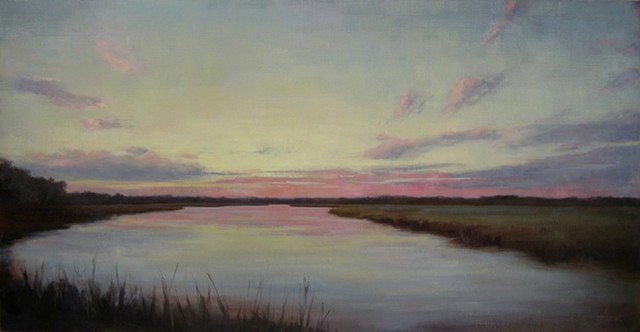 Sunset on Ellis Creek - Commission - SOLD
