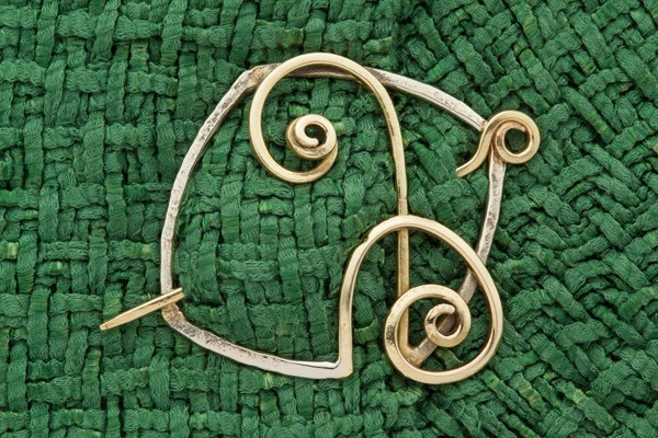 Bronze Shawl Pin