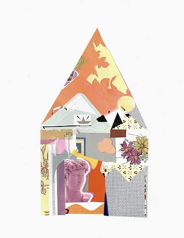 Pink Bust, Orange Grid House