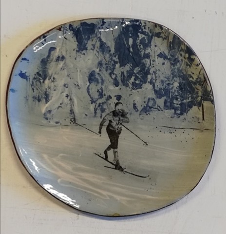 Sold 209. Cross country skier