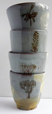 tumblers or pots for small plants