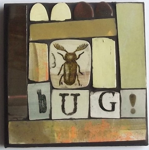 680. Bug, coaster 12x12 cm