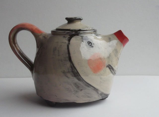 50. red nosed teapot
