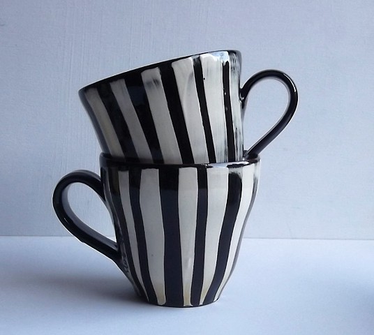 stripy cups