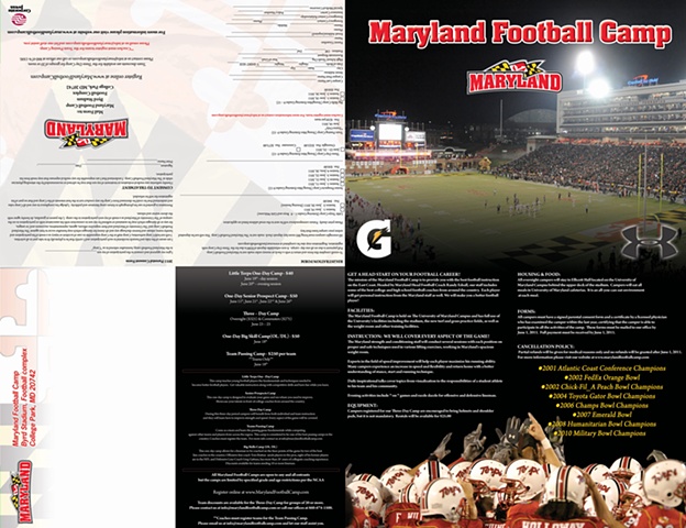 Promotional work done for Maryland Football