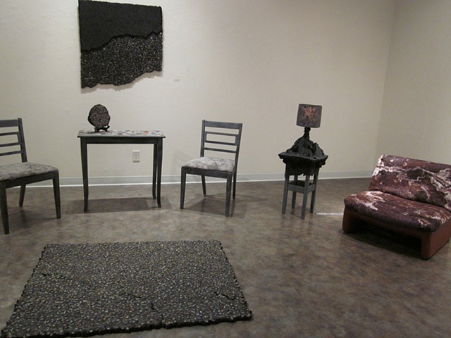 "The Ground Beneath My Feet" solo show at Eastern Michigan University, April 2011