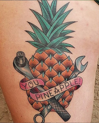 Pineapple with Wrenches