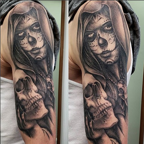 Day of the Dead 1/2 Sleeve