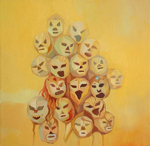 Orange mask