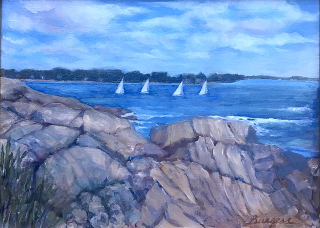 Coastal New England Plein Air Paintings