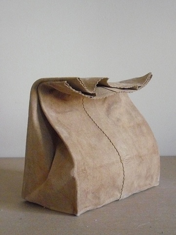 Leather "Paper Bag"