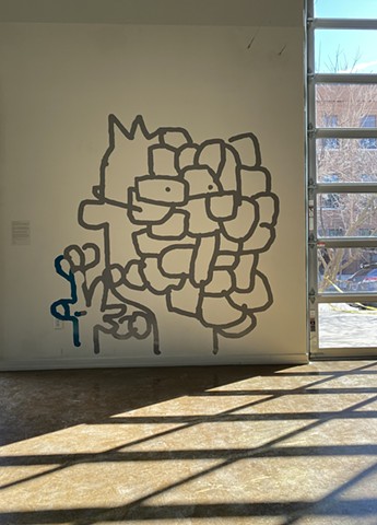 front gallery installation