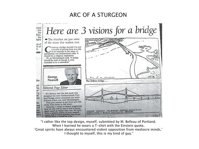Casco Bay Bridge Sketch.