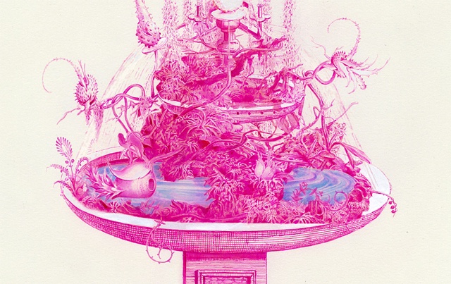 Pink Fountain (Detail)