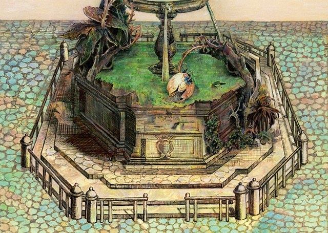 Green Fountain (Detail 2)