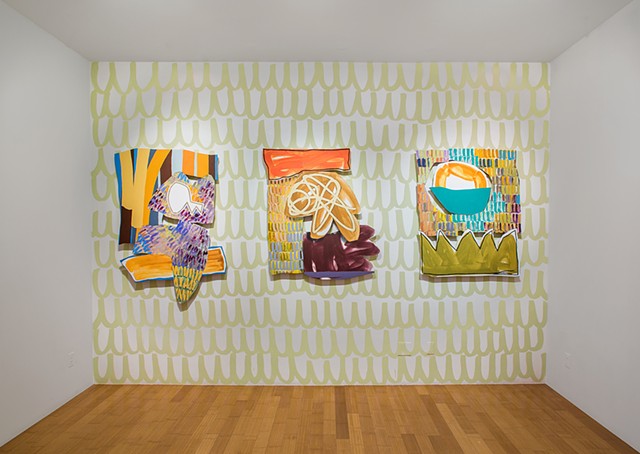 Installation view of "Bookends" at David B. Smith Gallery