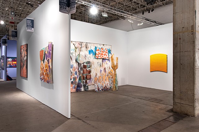 Denny Dimin Gallery's booth at EXPO Chicago