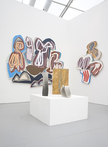 Installation view of Denny Gallery's booth at Untitled Miami Beach.