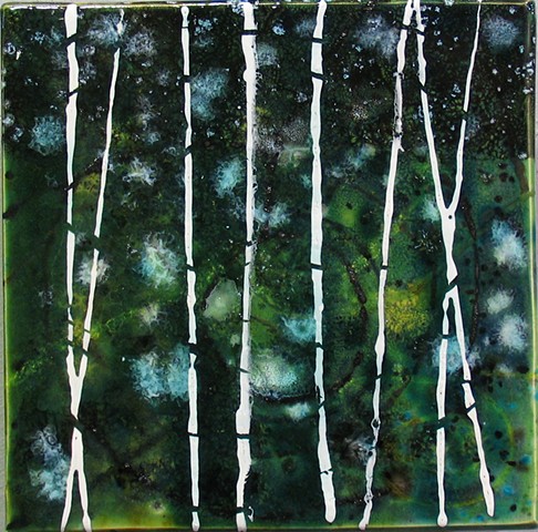 SOLD Forest 8"x8"