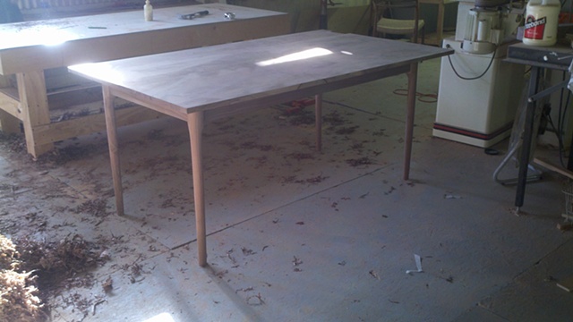 Local Walnut ,Table before finish