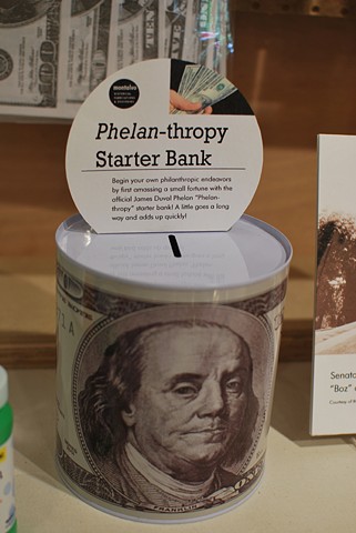 Phelan-Thropy Starter Bank
2012
Modified coin bank