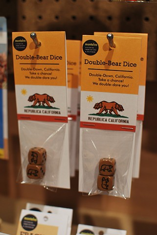 Double-Bear Dice
2012
Repackaged dice
