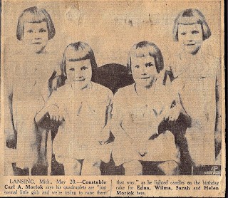 Constable Carl A. Morlock's quadruplets