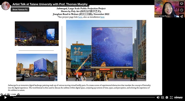Artist Talk at Tulane University with Prof. Thomas Murphy