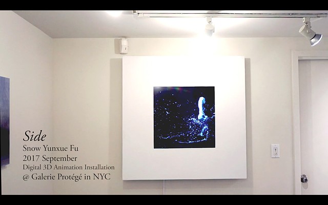Documentation of Video Installation Piece Side @ Galerie Protégé in New York