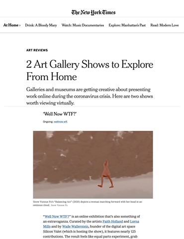 Snow Yunxue Fu's Artwork Featured in The New York Times