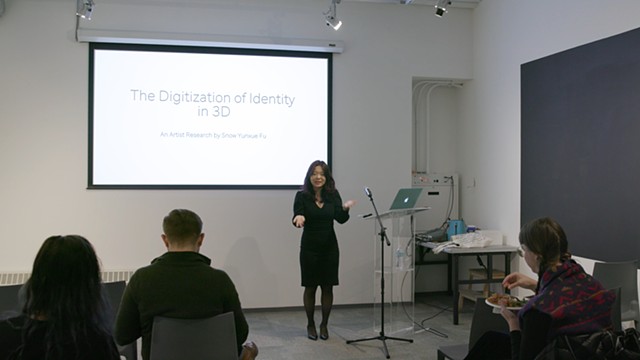 Digitization of Identity in 3D Lecture by Snow Yunxue Fu with SAIC Global Encounter Series @ the Sullivan Gallery