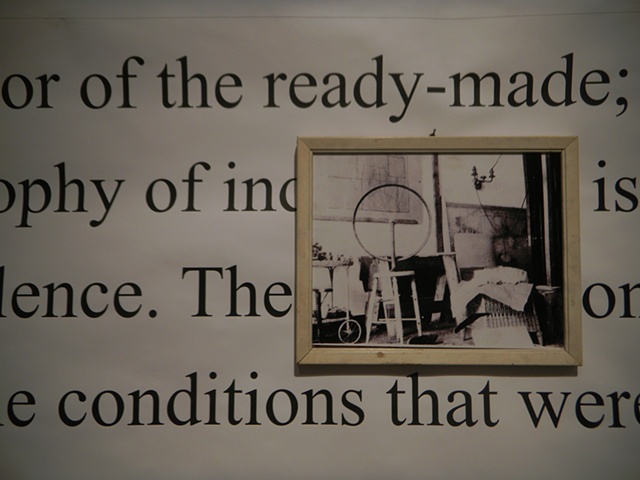 Detail of After Kosuth