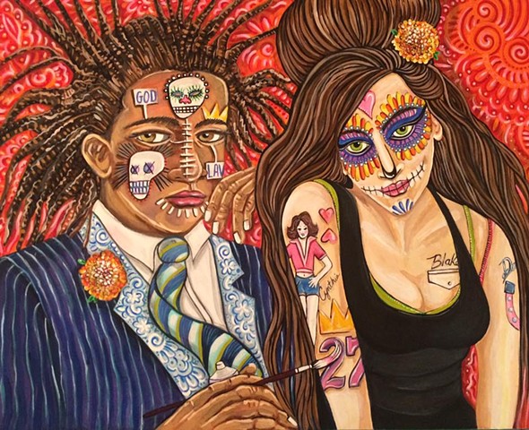27 Club - Table for Two, Basquiat & Winehouse