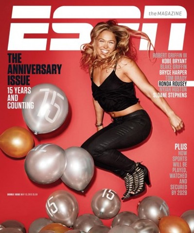 Ronda Rousey ESPN 15th Anniversary Issue