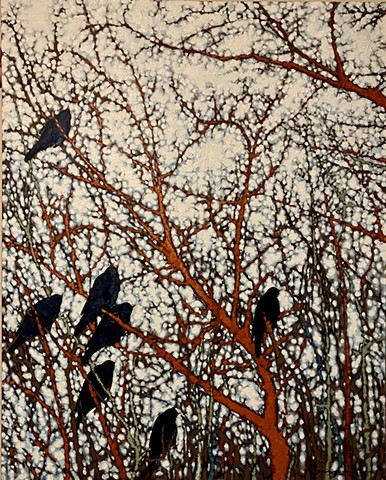 Birds in a Spring Thicket