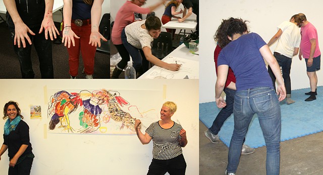 Collaborative Combative Drawing & Two Person Power Drawing - for conferences and the classroom
2011 - Present
