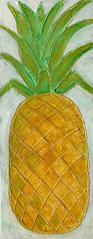 Pineapple painting by tract yarbrough