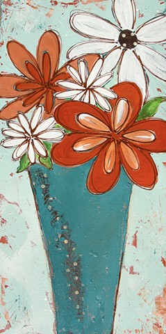Flower painting by Tracy yarbrough