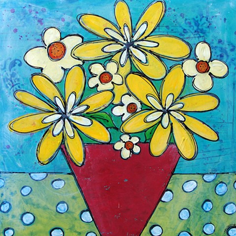 floral, abstract by tracy yarbrough 